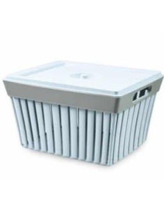 VASCHETTA DOGA BIANCO CON COPERCHIO