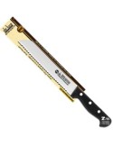 GOLD COLTELLO PER PANE IN ACCIAIO INOX 21CM DE LUCA su TreG Ingrosso