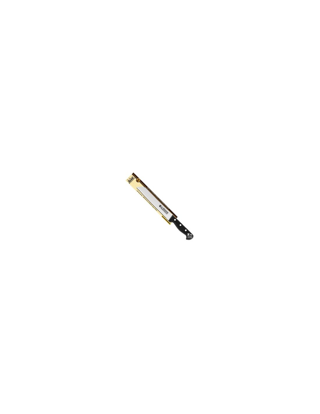 GOLD COLTELLO PER PANE IN ACCIAIO INOX 21CM DE LUCA su TreG Ingrosso