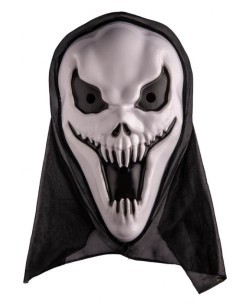 MASCHERA 00573 FANTASMA CON CAPPUCCIO