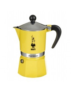 CAFFETTIERA RAINBOW GIALLA 3 TZ BIALETTI 004982 su TreG Ingrosso
