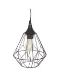 LAMPADARIO 19X27CM FERRO NERO su TreG Ingrosso