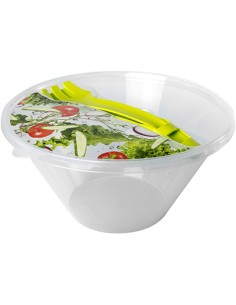 INSALATIERA 44 CM CON COPERCHIO E PINZA INSALATA 16436