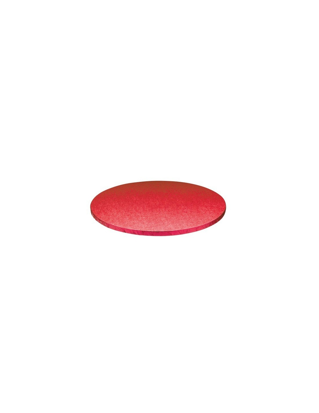 SOTTOTORTA TONDO 25x1,2cm ROSSO 0931953 DECORA