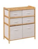 MOBILETTO 174905 BAMBOO 66X33X78CM 6CASSETTI