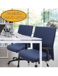 POLTRONA UFFICIO PEN NERO MO321-01
