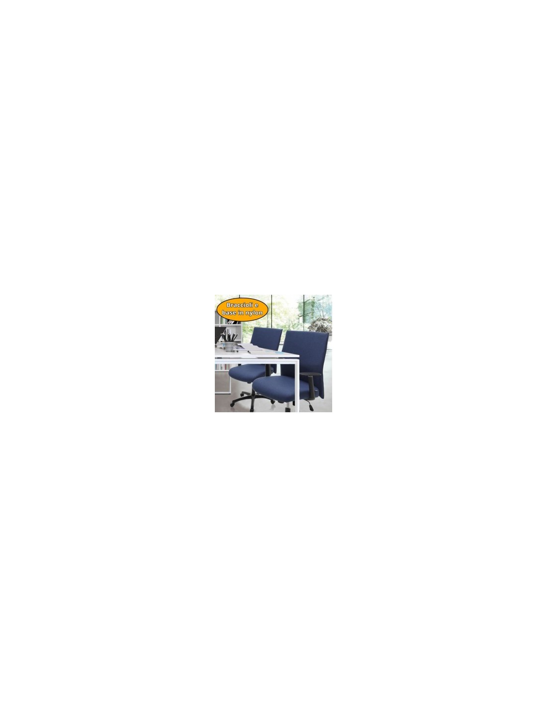 POLTRONA UFFICIO PEN NERO MO321-01