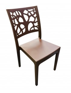 SEDIA TETI ESPRESSO ARETA 52x46x86 su TreG Ingrosso