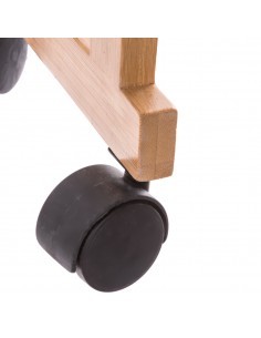 CARRELLO BAMBOO 3 RIPIANI 38X20X80CM su TreG Ingrosso