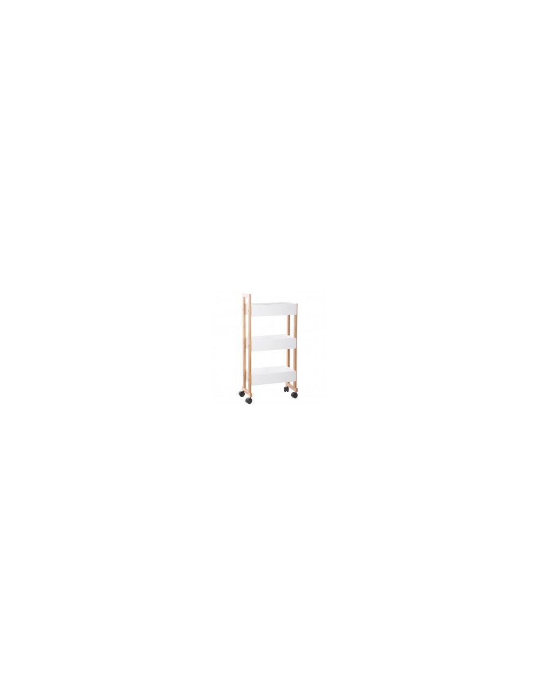 CARRELLO BAMBOO 3 RIPIANI 38X20X80CM su TreG Ingrosso