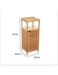 MOBILETTO BAMBOO 31X30X79CM su TreG Ingrosso