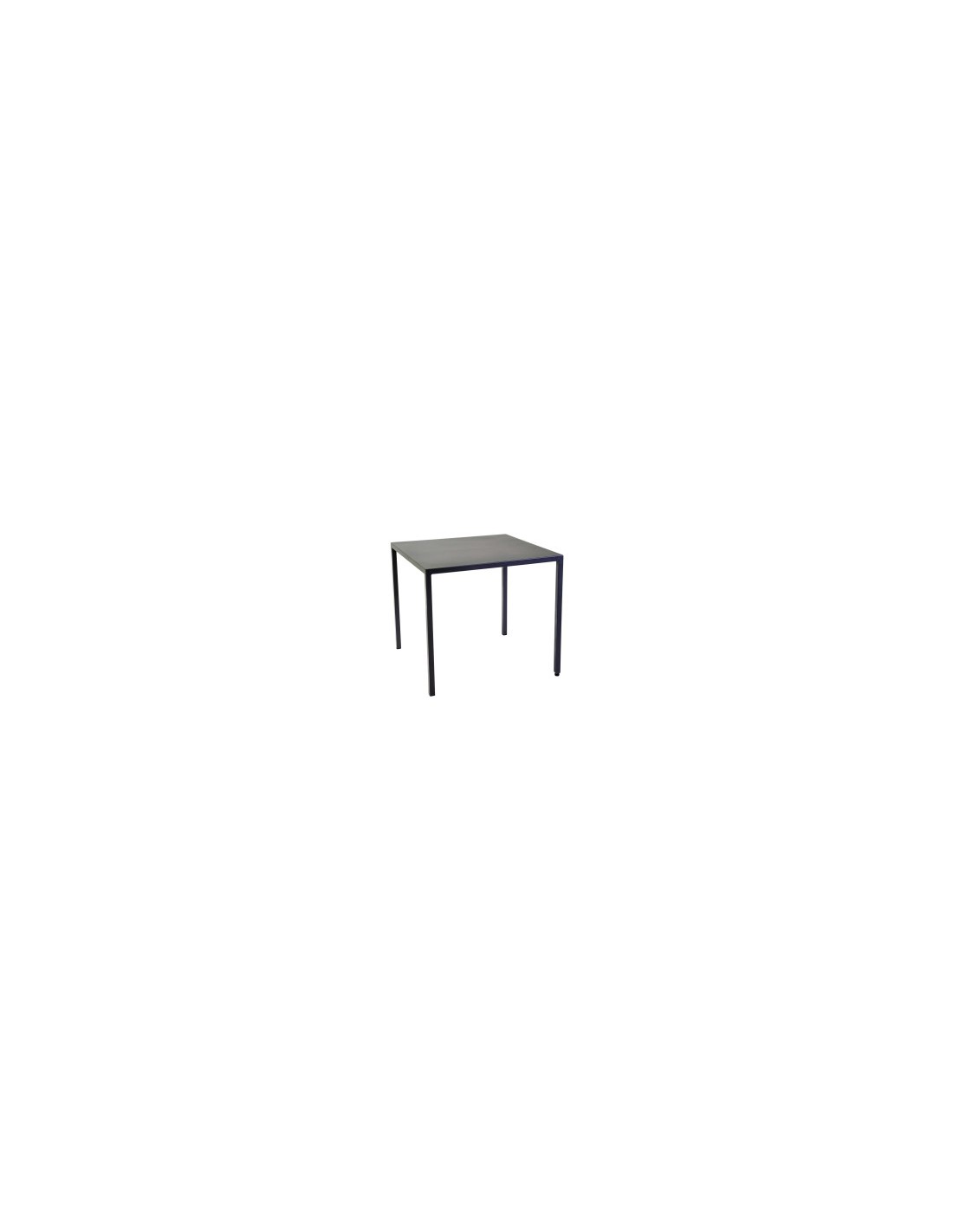 TAVOLO NEW ELMA 90X90 ANTRACITE AUTOLIVELLANTE