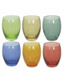 BICCHIERI TULIP IN VETRO 40 CL COLORATI SET 6 TOGNANA su TreG Ingrosso