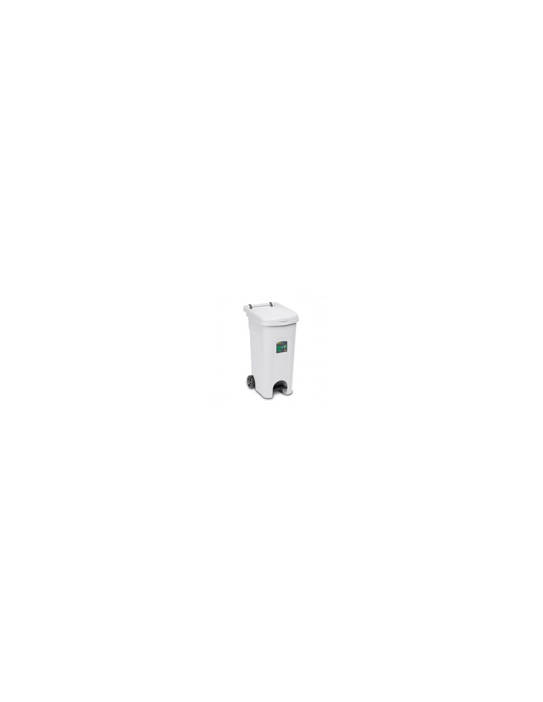 BIDONE 25604 80LT URBAN ECO SYSTEM BIANCO su TreG Ingrosso