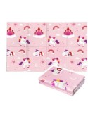 TAPPETO 705000246 UNICORNI 120X90CM PIEGHEVOLE