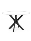 BASE TAVOLO GEORGE NERO D120CM su TreG Ingrosso