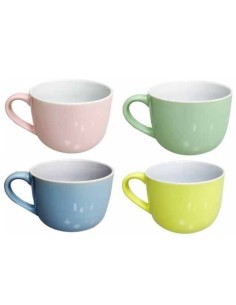 TAZZA COLAZIONE COLORS ASSORTITO 21895 BORELLA CASALINGHI