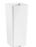 CLOU CACHEPOT QUADRATO 85CM BIANCO su TreG Ingrosso