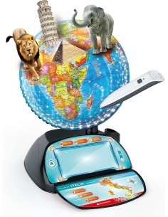 SAPIENTINO CLEMENTONI ESPLORAMONDO REAL TIME GIOCO EDUCATIVO PER BAMBINI