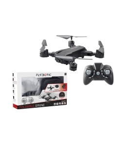 Rocco Giocattoli, Drone Pieghevole, luci LED, fotocamera regolabile, custodia portatile, utilizzo indoor e outdoor