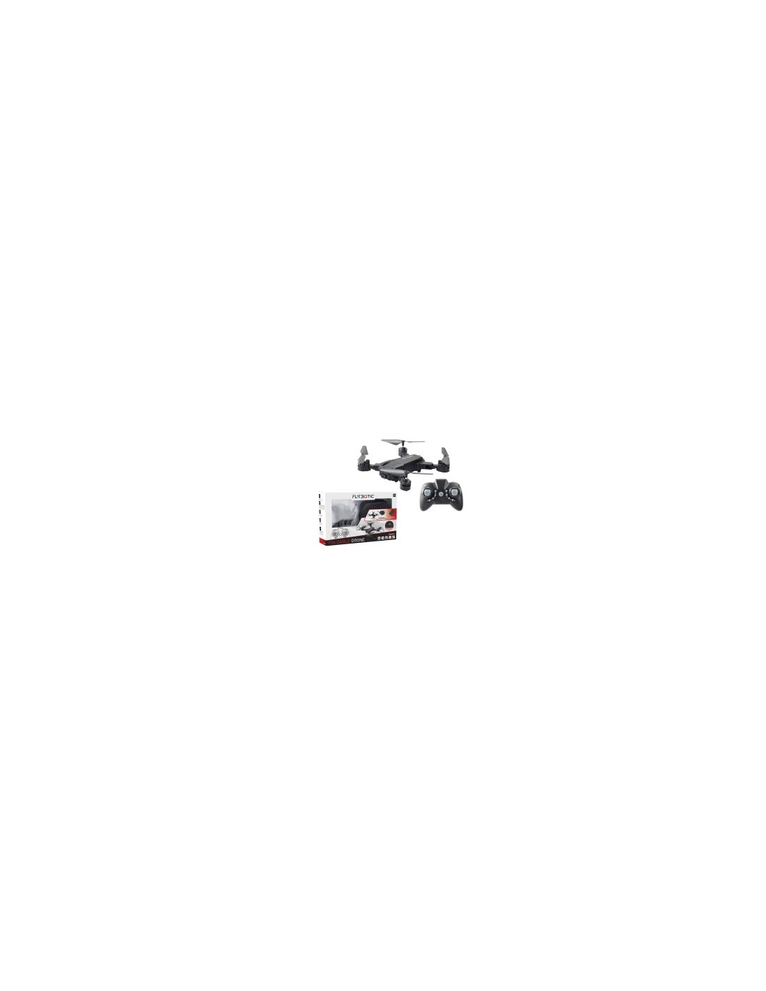 Rocco Giocattoli, Drone Pieghevole, luci LED, fotocamera regolabile, custodia portatile, utilizzo indoor e outdoor