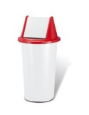BIDONE SPAZZATURA GIGANPLAST ONDINA 60 LT CON COPERCHIO 5050P su Tr...