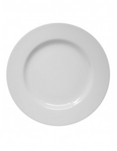 ISCHIA PIATTO TONDO BIANCO 31 CM SATURNIA su TreG Ingrosso