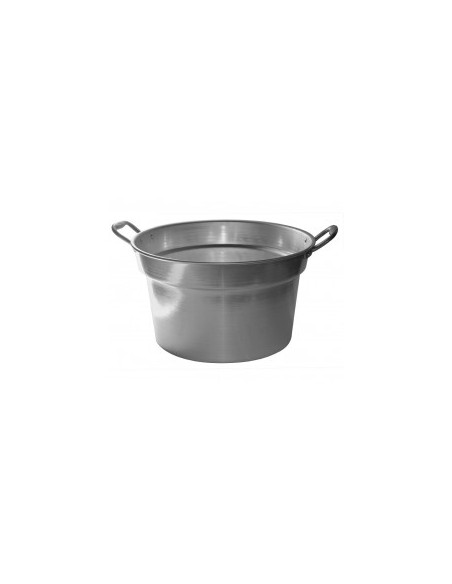CALDAIA IN ALLUMINIO 2 MANICI 80 CM CON COPERCHIO PENTALUX su TreG ...