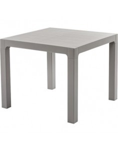 TAVOLO ARES IN PLASTICA 90X90X74 CM TORTORA ARETA su TreG Ingrosso