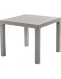 TAVOLO ARES IN PLASTICA 70X70X74 CM TORTORA ARETA su TreG Ingrosso