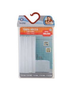 TENDA DOCCIA 180 X 200 CM IN VINILE ASSORTITO FERIDRAS su TreG Ingr...