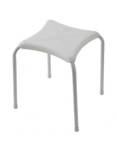 SGABELLO 868001 ABS/METALLO BIANCO su TreG Ingrosso