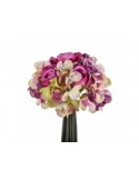 BOUQUET ROSE/ORSTENSIEX11 20CM BQ035 BIANCHI DINO su TreG Ingrosso