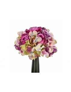 BOUQUET ROSE/ORSTENSIEX11 20CM BQ035 BIANCHI DINO su TreG Ingrosso