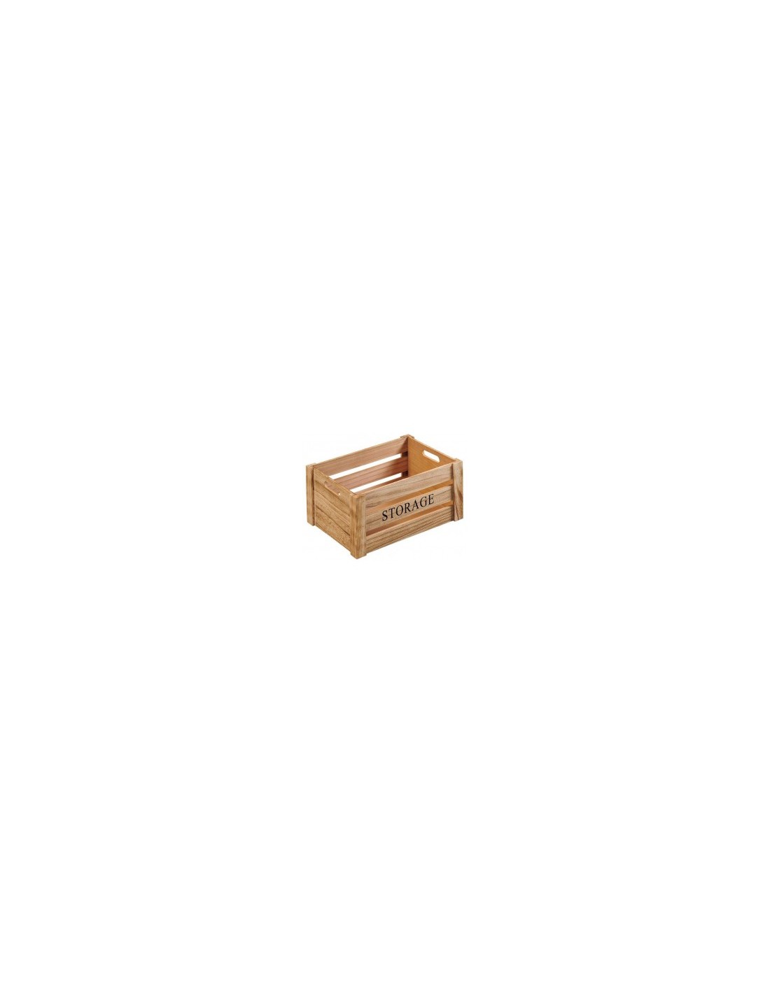 CASSETTA LEGNO NATURE STORAGE 30X20X16 CM KAUFGUT su TreG Ingrosso