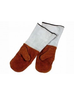 GUANTI DA FORNO PROFESSIONALI IN CUOIO FODERATO KAUFGUT su TreG Ing...