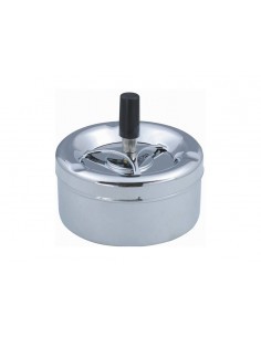 EVA POSACENERE PULSANTE INOX D.11 CM KAUFGUT su TreG Ingrosso