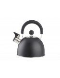 BOLLITORE CON FISCHIO NERO SATINATO 1,5 LT KAUFGUT su TreG Ingrosso
