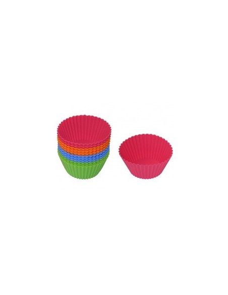CONFEZIONE 12 PIROTTINI IN SILICONE D.8 CM KAUFGUT su TreG Ingrosso