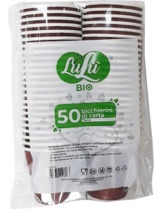 CONF 50 BICCHIERI CARTA 9115 75ML ASS su TreG Ingrosso