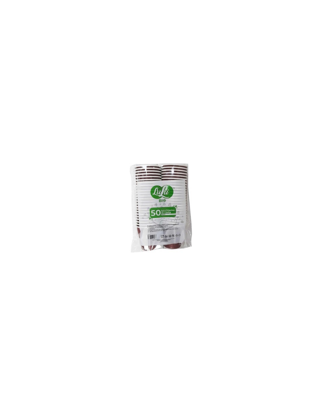 CONF 50 BICCHIERI CARTA 9115 75ML ASS su TreG Ingrosso
