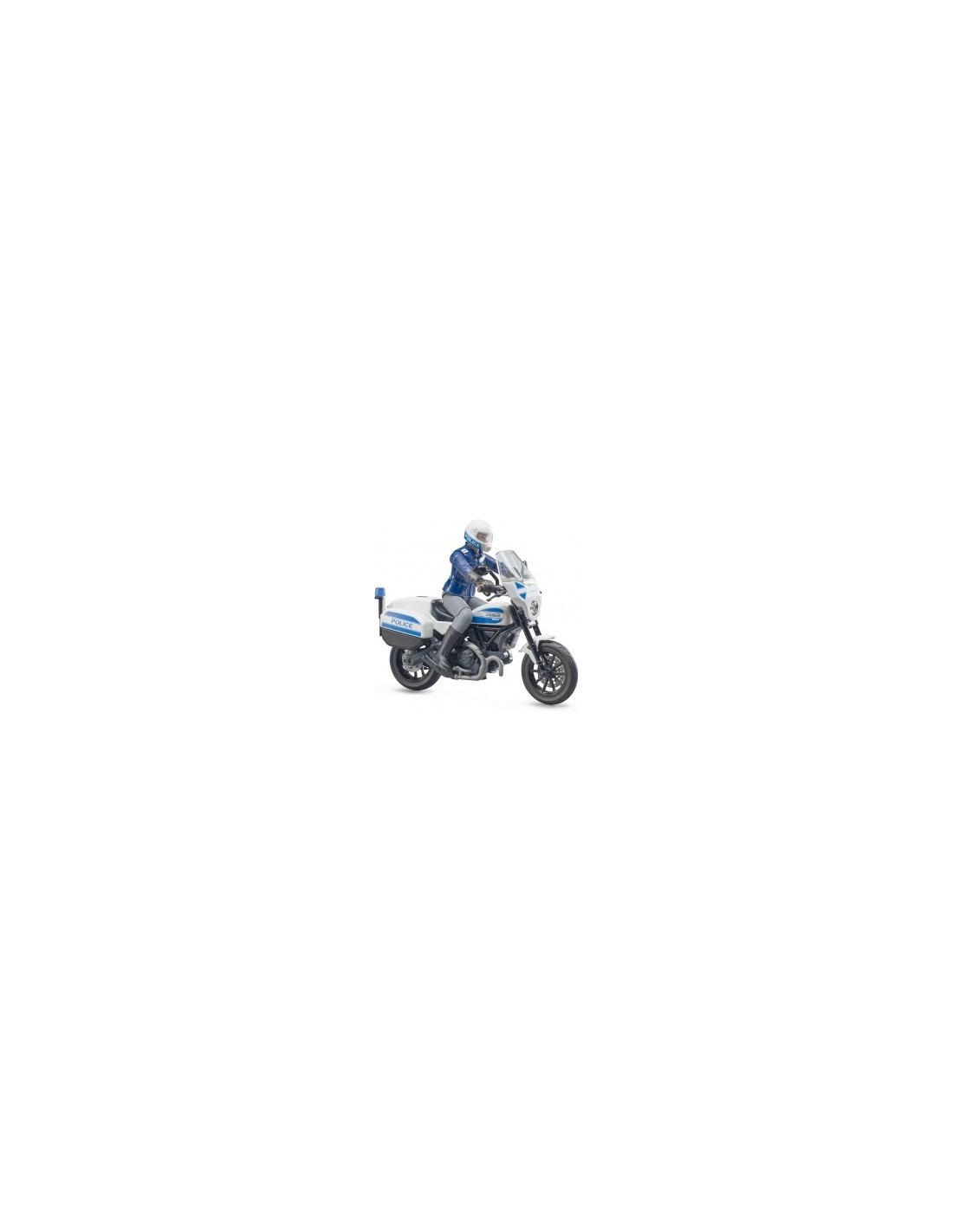 MOTO SCRAMBLER 62731 POLIZIA CON PERSONAGGIO su TreG Ingrosso