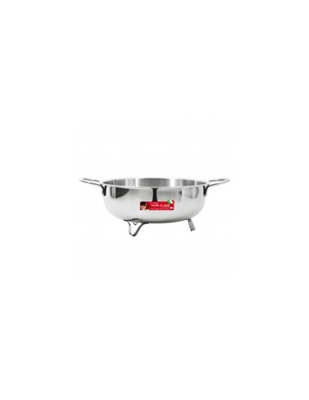 SCOLAPASTA IN ACCIAIO INOX D.22 CM INOXRIV su TreG Ingrosso