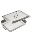 LOVE STORY TEGLIA INOX 35X27 CM C/COPERCHIO INOXRIV su TreG Ingrosso