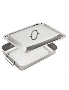 LOVE STORY TEGLIA INOX 35X27 CM C/COPERCHIO INOXRIV su TreG Ingrosso