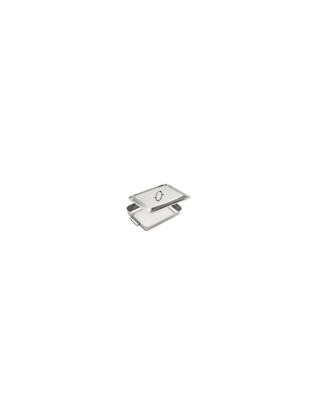 LOVE STORY TEGLIA INOX 35X27 CM C/COPERCHIO INOXRIV su TreG Ingrosso