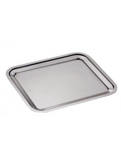 DRIBBLING VASSOIO IN ACCIAIO RETTANGOLARE 25X20,5CM INOXRIV su TreG...