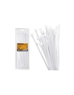 BLISTER 100 FASCETTE NYLON 2,5X100MM BIANCO su TreG Ingrosso