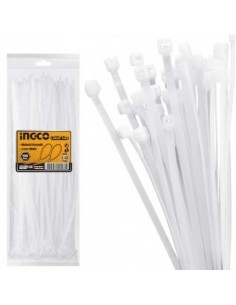 BLISTER 100 FASCETTE NYLON 3,6X200MM BIANCO su TreG Ingrosso