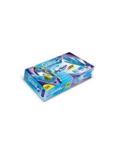 CONF 100 GUANTI TPE BLU TG M